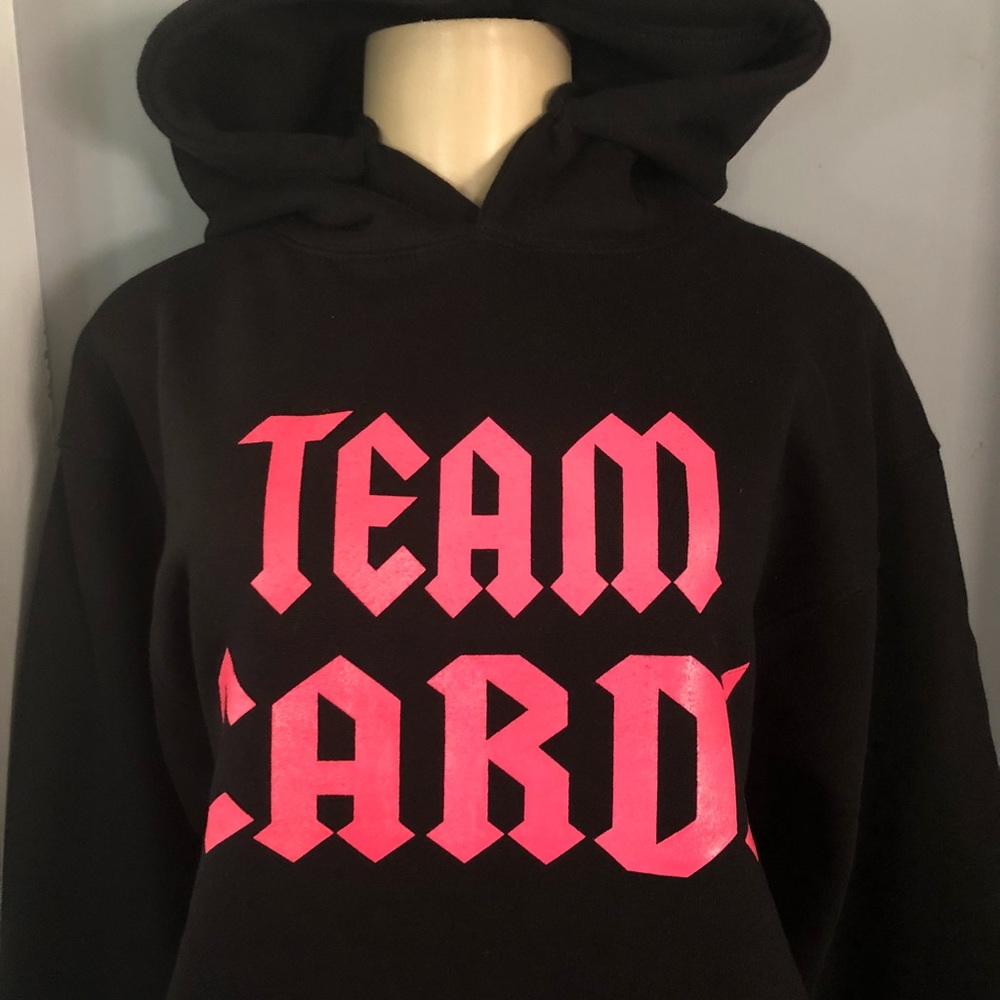 Women Team Cardi B Black Hoodie - Picture 2 of 4